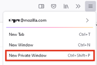 new private window