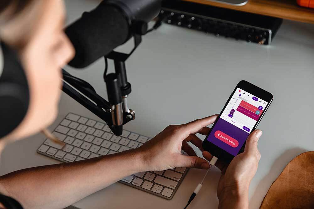 Photo of recording phone audio